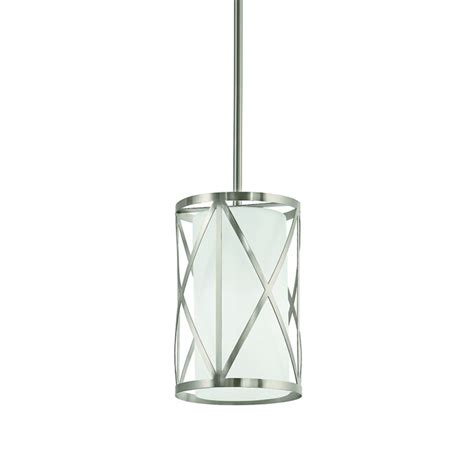 Kichler Edenbrook Brushed Nickel Modern/Contemporary Etched Glass ...