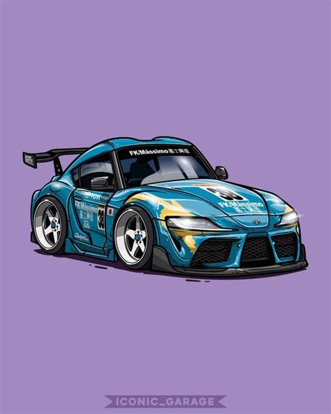 Illustration Artists, Digital Illustration, Digital Drawing, Digital Art, Japan Cars, 2d Art ...