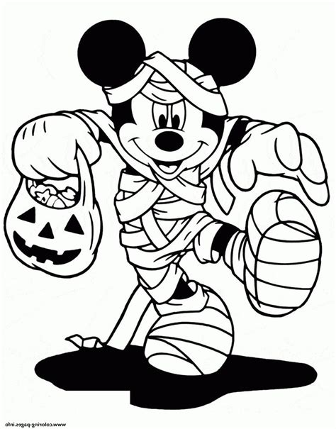 Free Disney Halloween Printable Coloring Pages