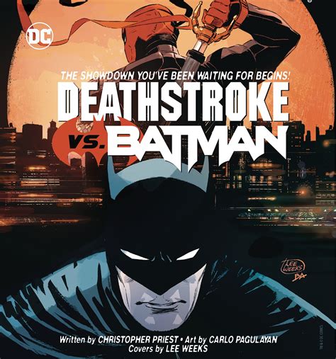 Deathstroke Vs. Batman - New Series by Priest and Carlo Pagulayan From DC Comics for April ...