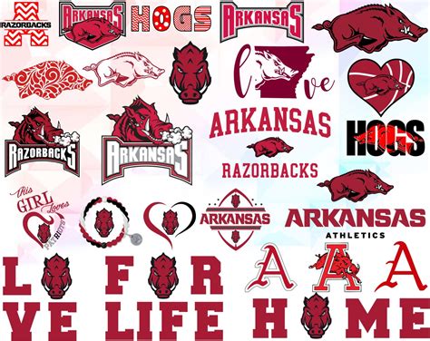 Arkansas Razorbacks Svg, NCAA svg, NFL svg Football Svg Files, T-shirt ...