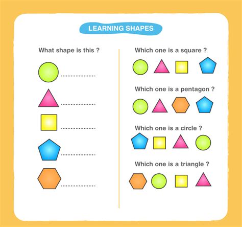 Preschool Shapes Worksheets | Free Printable Shapes Worksheets