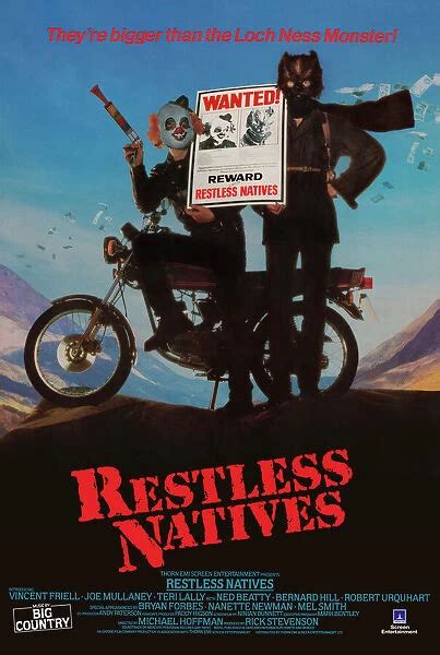 Restless Natives (1985) UK release one sheet poster (Photos Prints, Framed,...) #11372053