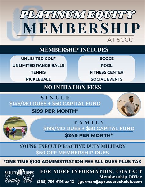 Membership Info - Spruce Creek Country Club