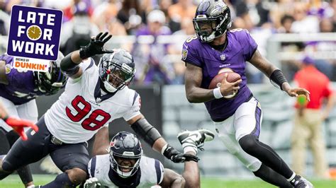 How Ravens Can Avoid Being Upset by Upstart Texans | Late for Work