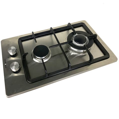 Elegance 2 Burner Gas Hob Stainless Steel HG012 - Incredible Connection