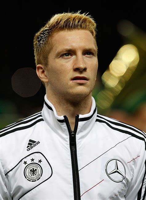 BERLIN, GERMANY - OCTOBER 16: Marco Reus of Germany poses during the ...