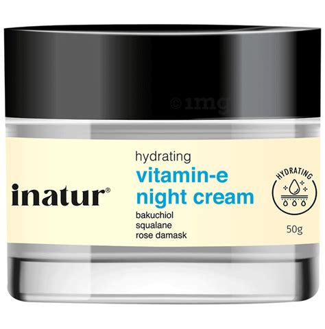 Inatur Vitamin E Night Cream: Buy jar of 50.0 gm Cream at best price in India | 1mg