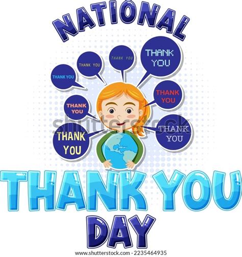 Happy National Thank You Day Banner Stock Vector (Royalty Free) 2235464935 | Shutterstock