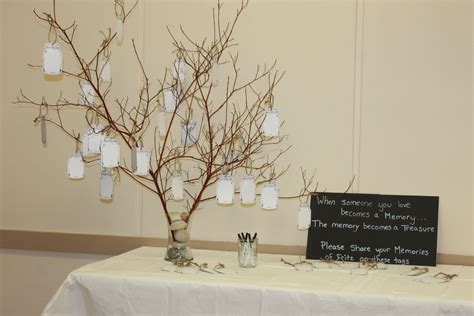 Image result for diy memory tree | Memory tree, Memorial service, Memorial table funeral