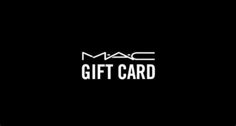 MAC Cosmetics Gift Cards Dec 2021