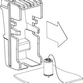 TASER 7 probe separated (upper) and intact (lower). | Download ...