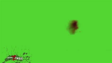 Blood Splatter Green Screen