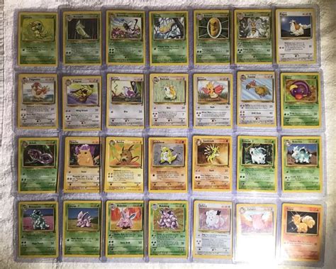 POKEMON 151 Set Complete 151 Original Base Set Jungle Set Fossil Set ...