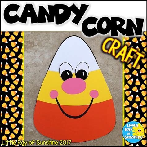 Halloween Candy Corn Craft | Candy corn crafts, Halloween candy corn, Halloween crafts for kids