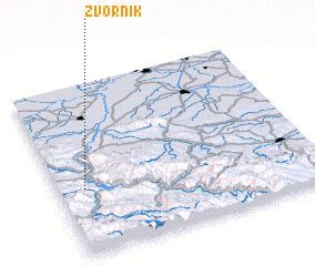 Zvornik (Bosnia and Herzegovina) map - nona.net