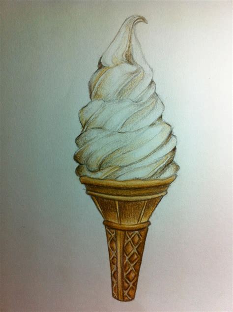 MYE 2012 #1 Ice Cream in colour pencil by ChristelCandyy on DeviantArt