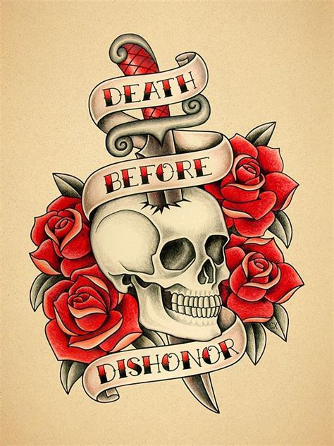 Death before dishonor tattoo information | Tatto Designs