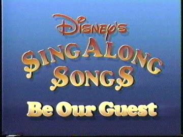 Disney's Sing Along Songs Vol. 10: Be Our Guest (Original 1992 VHS) : The Walt Disney Company ...