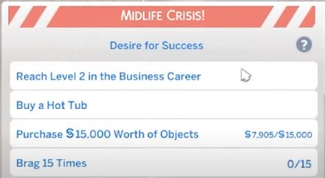 Midlife Crisis Types and Rewards - The Sims 4 Guide - IGN