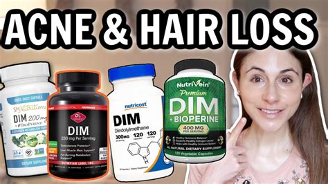 DIM SUPPLEMENT FOR ACNE & HAIR LOSS | DERMATOLOGIST REVIEW @DrDrayzday - YouTube