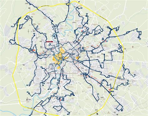 Map of Rome night bus network http://romemap360.com/rome-bus-map#.WKufr90izv8