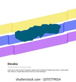 Slovakia Map Design White Background Vector Stock Vector (Royalty Free) 1075779014 | Shutterstock