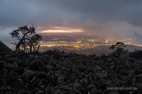 Tasmanian Landscape Photography: Sunrise Mt Wellington - Luke O'Brien Photography