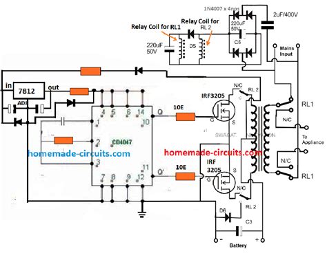 Komisch Bibliothekar Spring rein inverter battery charger circuit ...