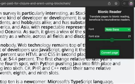 Why You Should Use Bionic Reading in Chrome (or Any Browser): An extension to highlight the most ...