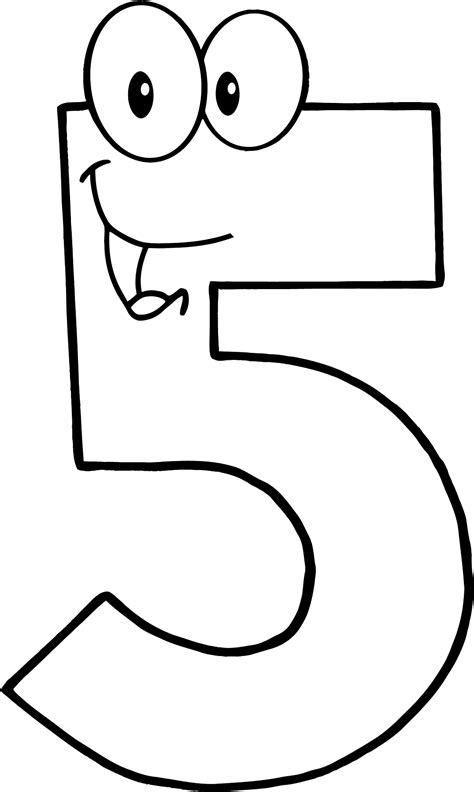 Number five clipart black and white - ClipArt Best - ClipArt Best