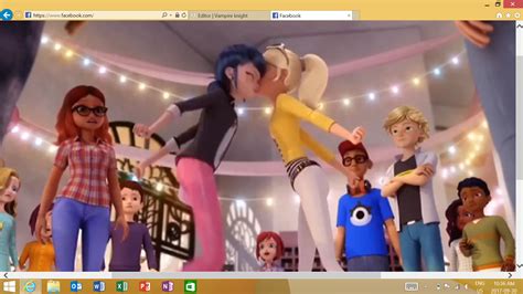 in the sneak peek. miraculous ladybug chloe and marinette kiss because of a villain. was I the ...