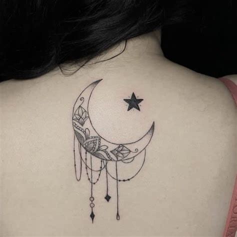 Top 50+ Best Moon and Stars Tattoo Ideas - [2021 Inspiration Guide] in 2021 | Small moon tattoos ...