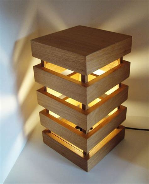 Wooden DIY Lamp || Light & Dark Brown Wood – Baswoods