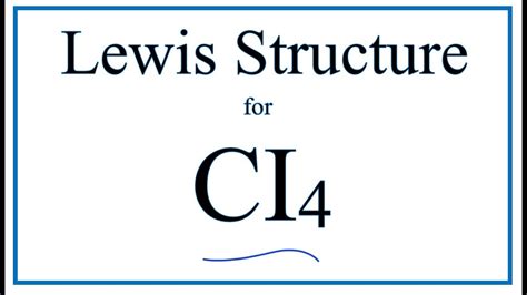 Cl4 Lewis Structure