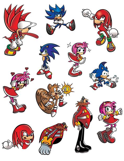 Sonic Characters 3 by michael-bowers on DeviantArt