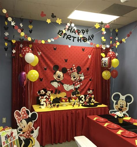 Mickey Mouse Birthday Theme