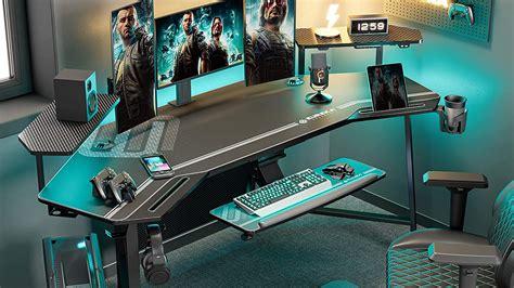 Eureka Ergonomic AED-E70B gaming desk review: plenty of space, lots of extras | TechRadar