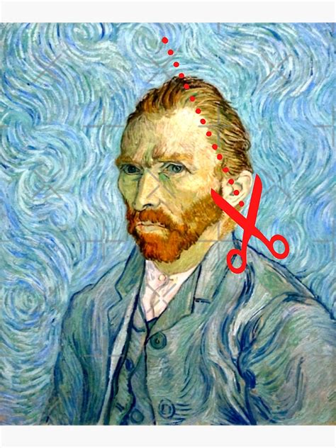 "Funny meme Of Vincent Van gogh Cut Ear" Sticker for Sale by Bozebal | Redbubble