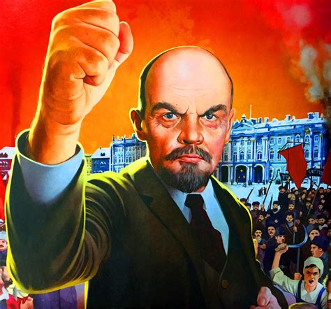 Lenin leading the Red October Revolution Socialist State, Socialist Party, Communist Propaganda ...