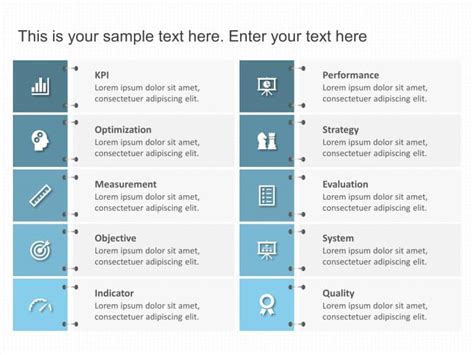 6 Steps List Slide PowerPoint Template