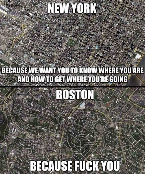 New York and Boston - The Difference : r/funny