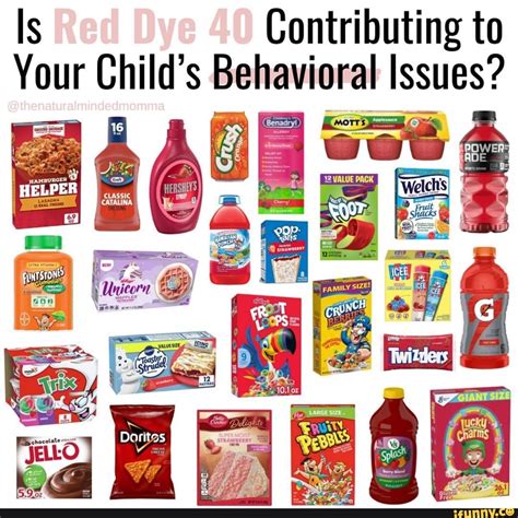 Is Red Dye 40 Contributing to Your Child's Behavioral Issues? @thenaturalmindedmomma CLASSIC ...