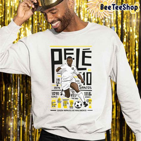 Edson Arantes Do Nascimento Pele Santos Football Unisex Sweatshirt - Beeteeshop