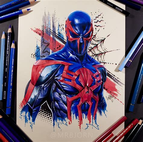 My drawing of 2099 suit - still one of my favorite : Spiderman