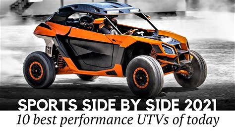 10 Best Sport Side By Side Vehicles On Sale in 2021 (Including New UTV Models) - YouTube