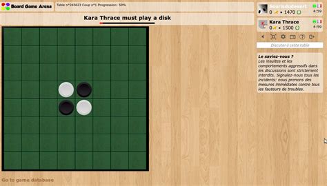 Tutorial reversi - Board Game Arena