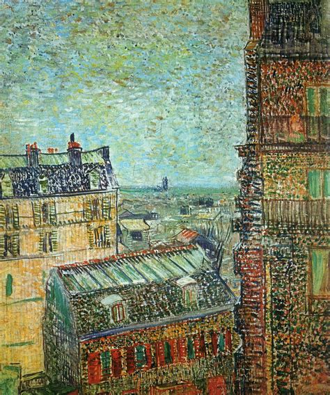 View of Paris from Vincent’s Room in the Rue Lepic — Vincent van Gogh – Biblioklept