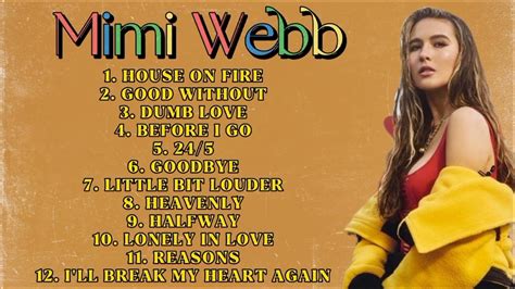 [Playlist] MIMI WEBB ALL SONG - YouTube