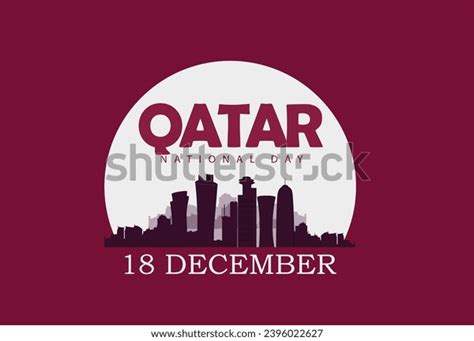 Qatar National Day Landmark Flag Qatar Stock Vector (Royalty Free) 2396022627 | Shutterstock